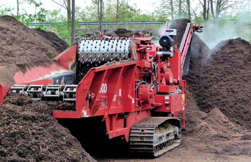 compost grinder, compost, chipper, industrial, wood chipper, mulch, mulch grinder, much chipper, steam, heat, compost, compost, compost, compost, compost, wood chipper, wood chipper, mulch